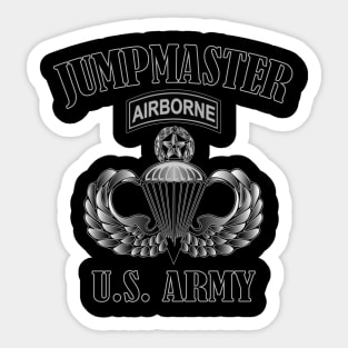 Jumpmaster (Master Wings)- US Army Sticker